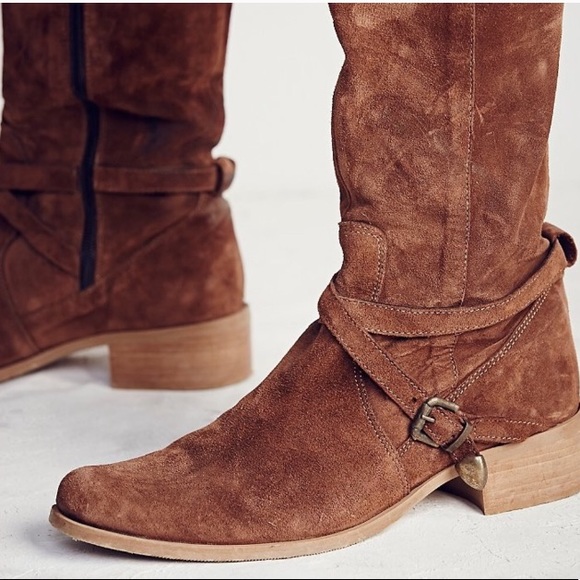 FREE PEOPLE Amorosa Suede Over the Knee BOOTS Otk - Picture 5 of 5